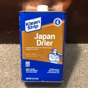 Klean Strip Japan Drier - Speeds Up Dry Time, Oil Based Paint & Enamel, One Pint